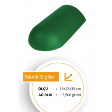 Yeşil Beton Kiremit Mahya Sonlandırma Yeşil Beton Kiremit Mahya Sonlandırma